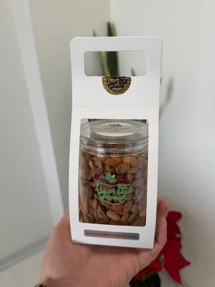 مخلوط بادام و گردو نمکی